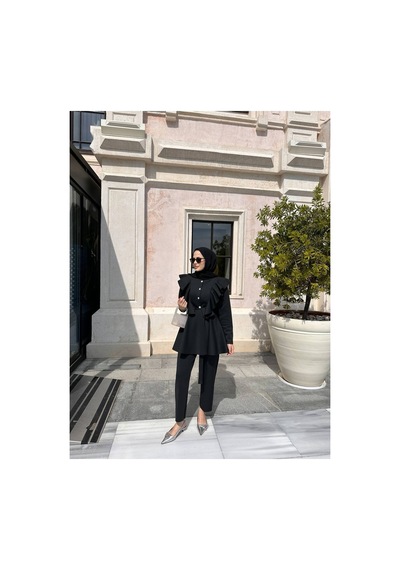 Unika Boutique Arya Takım Lacivert Siyah