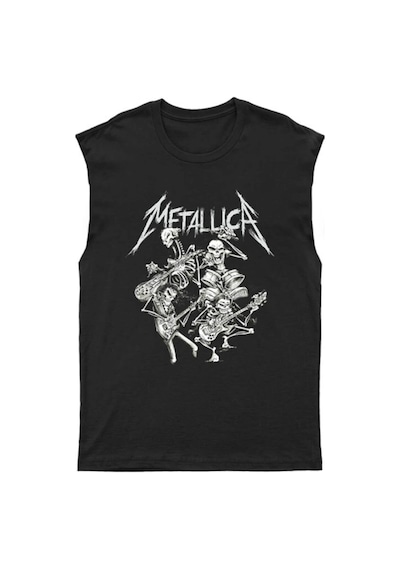 Startmore Adrift Metallica Kesik Kol Tişört Kolsuz T-shirt Bkt5634 Siyah