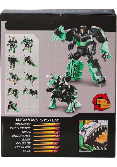 Lj1653 Metal Gövdeli Dönüşebilen Robot -gepettoys