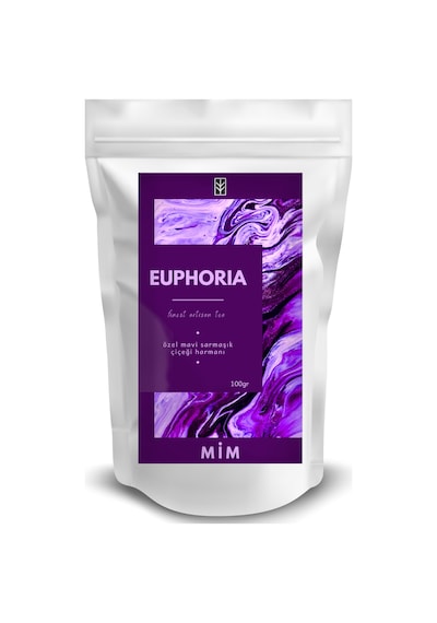 Mim and More Euphoria Tea Ahududulu Mavi Sarmaşık Çiçeği Harmanı 50 G