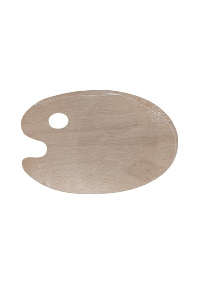 Oval Ahşap Palet 20x30cm
