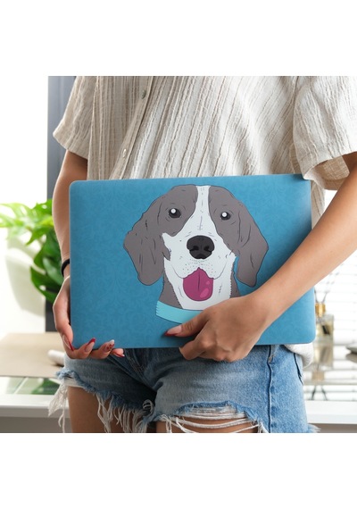 Macbook Pro Kılıf 13inç M1-m2, Dog01nl Type-c Model A2338 A2289 A2251 A1706-08 A1989 A2159 İle Uyumlu Açık Mavi