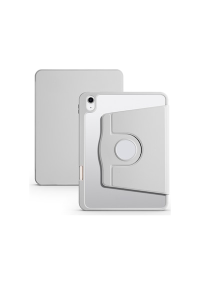 Apple Uyumlu iPad 11.nesil 2025 Kılıf Zore Termik Kalem Bölmeli Dönebilen Standlı Kılıf Kapaklı Kılıf