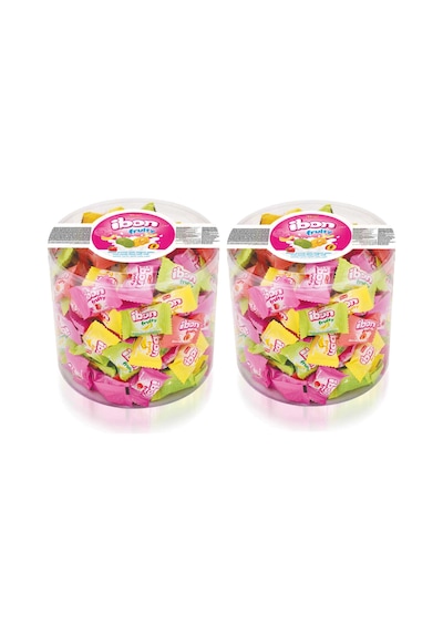 Elvan İbon Sütlü Meyveli Şeker 800g 2 Adet