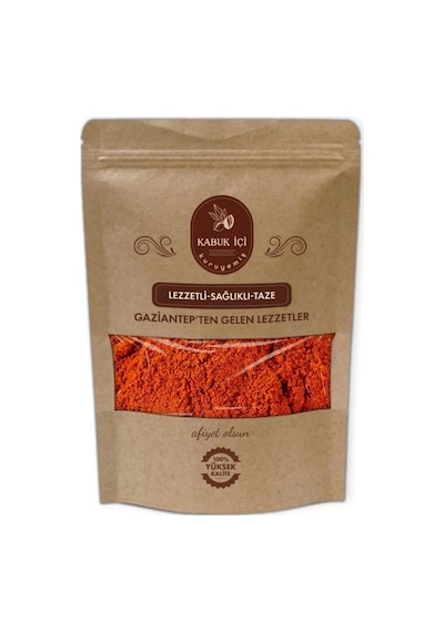 Kabuk İçi Kuruyemiş Ev Yapımı Tatlı Toz Biber 500 G