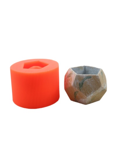 Beton Saksı Silikon Kalıp - 126