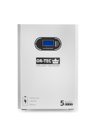 Or-tec Solar Truva Serisi 5kwh 51.2v 100ah Duvar Tipi Lifepo4 Batarya