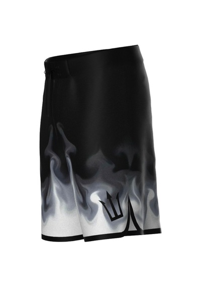 Pose I Down Smoketide Boardshort Erkek Fizik Ve Deniz Şortu Siyah