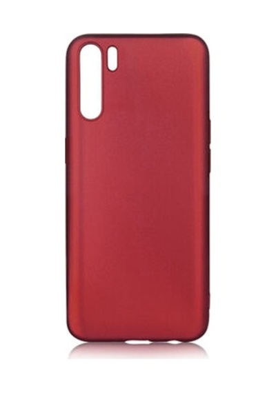 Oppo Reno 3 Kılıf Esnek Yapılı İnce Slim Silikon Kapak Ryc/premier Bordo