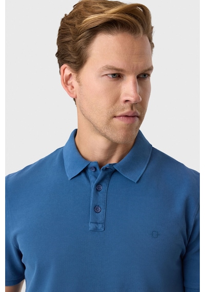 Back And Bond Regular Fit Mavi Polo Yaka Tişört