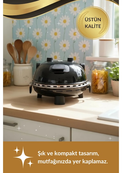 Dr.maya Pro Plus 1400 W Taş Fırın Pizza Makinesi