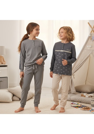 Bonbon Genç Kadın Pamuklu 2 Adet 2'li Pijama Takımı Al507 V2, Al506 V2 Bb2456 Çok Renkli
