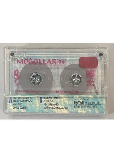 Moğollar 94 Kaset Orjinal Dönem Baskı