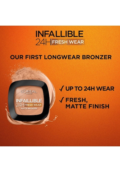 Infaillible 24h Fresh Wear Soft Matte Bronzer 300 Light Medium