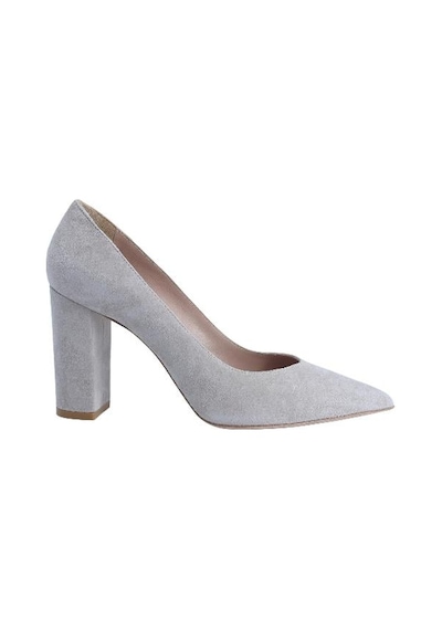 Poletto Hakiki Deri Pudra Ayakkabı Stiletto 4924 84 V2-2274 Pudra
