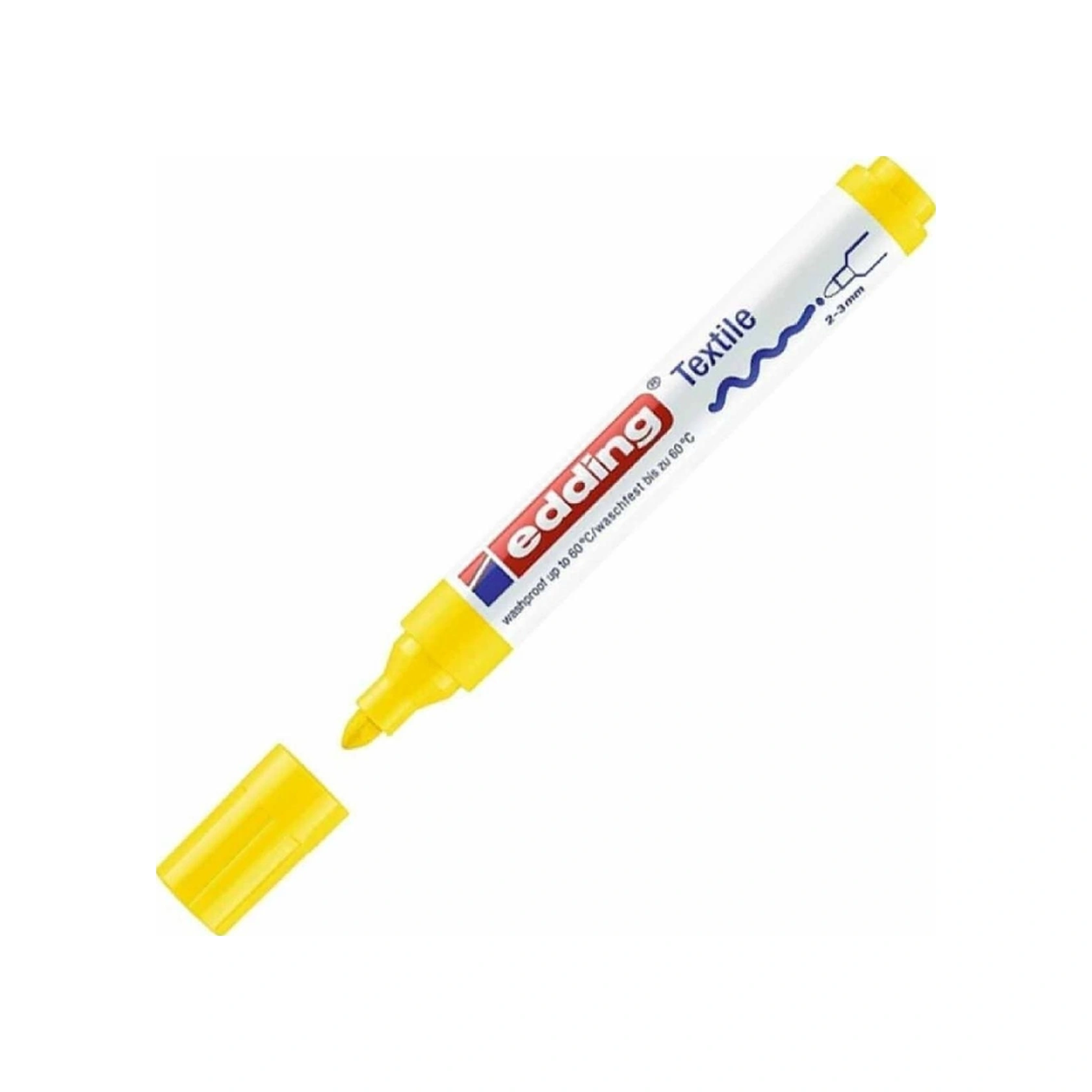 Tekstil Markör Kalemi 4500 2-3mm Sarı 05