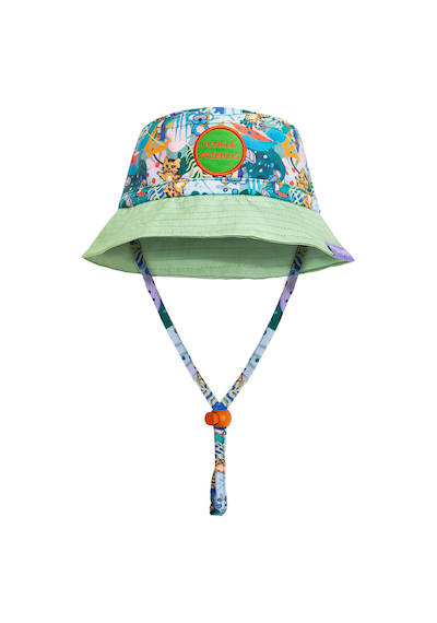 Milk & Moo Jungle Friends Ayarlanabilir Yazlık Bebek Şapkası 0-18 Ay