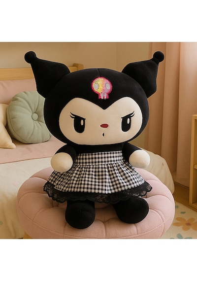 Anime Kuromi Peluş 40 Cm Büyük Boy Çok Renkli