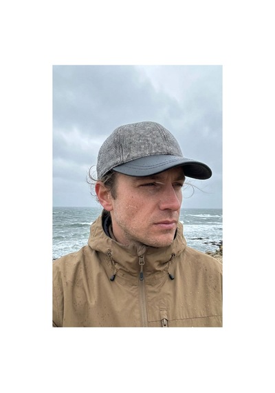 Emybox Deri Siperlikli Kaşe Kadife Şapka Unisex Kışlık - Ayarlanabilir Urban Stil Baseball Cap Gri