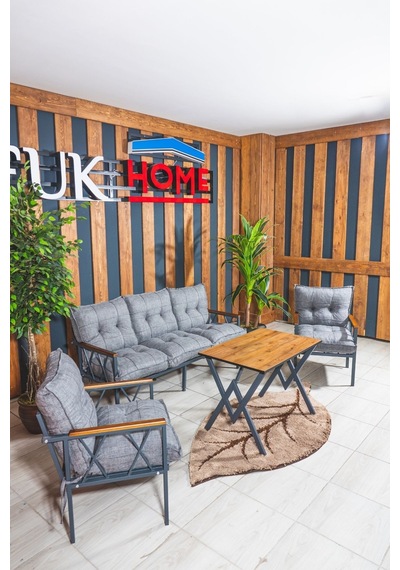 Ard & Garden Miray 311 Masalı Gri Fermuarlı Bahçe Balkon Takımı, Salon, Teras- Berjer Düğmeli Metal Çay Seti Gri Ard & Garden Miray 311 Masalı Gri Fermuarlı Bahçe Balkon Takımı, Salon, Teras- Berjer Düğmeli Metal Çay Seti Gri