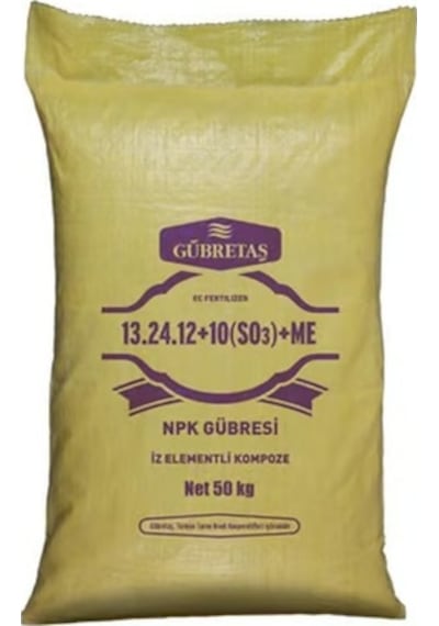Taban Npk Gübresi - 13.24.12+10 So3 +me- 50 Kg