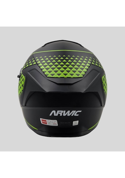 Arwic AR836 Skystar Yarım Ece-R 22.06 Motosiklet Kaskı Yeşil