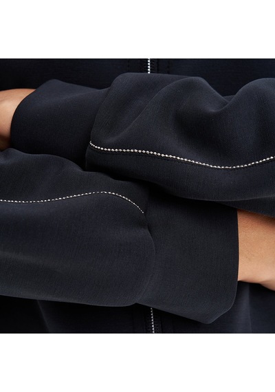Lescon Siyah Kadın Fermuarlı Kapüşonlu Sweatshirt 26n-2101