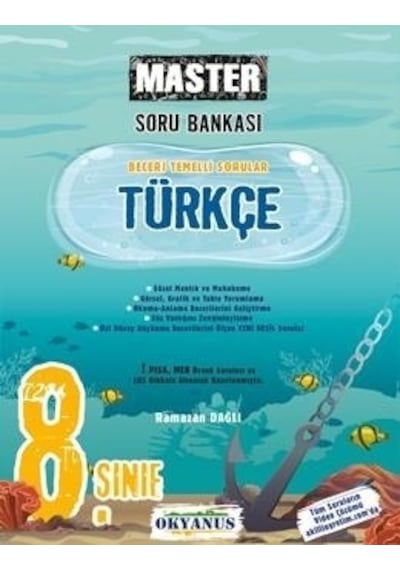 Okyanus Yayın 8.Sınıf Master Türkçe Soru Bankası