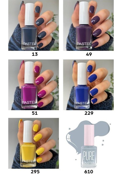 Pastel En Beğenilen 6'li Oje Seti 13-49-51-229-295-610