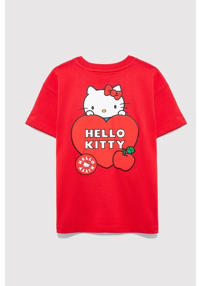 Mavi Kız Çocuk T Shirt 7610429-70478 Kırmızı Kirmizi