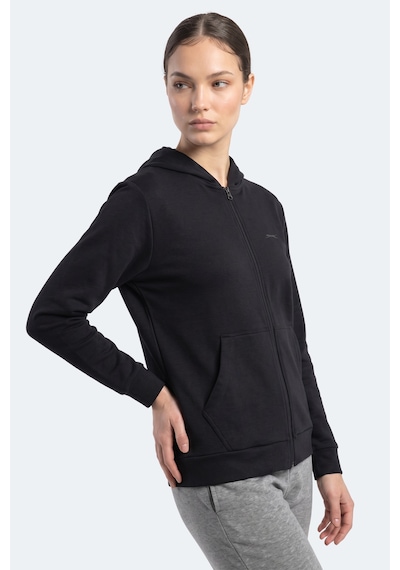 Slazenger Sera I Kadın Fermuarlı Lacivert Sweatshırt