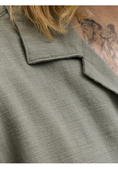 Jack & Jones Erkek Resort Yaka Gömlek - Liam - 12288912 Vetiver