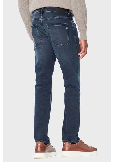 Boss Pamuklu Slim Fit Düz Paça Jeans Erkek Kot Pantolon 50568841 411 Lacivert