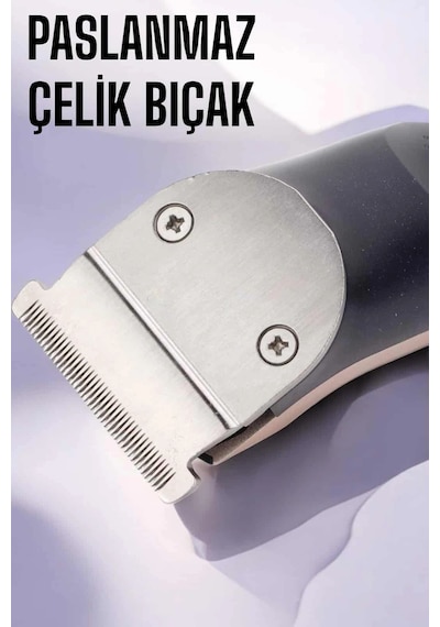 Paslanmaz Çelik Bıçaklı Hassas Çelik Bıçaklı Tıraş Makinesi 1.5 Saat