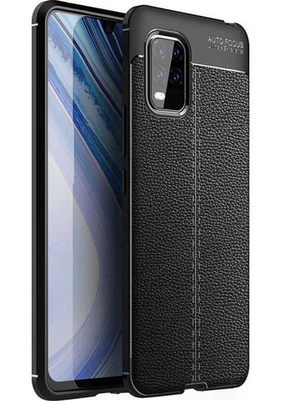 Xiaomi Mi 10 Lite Kılıf Niss Silikon Kılıf Siyah