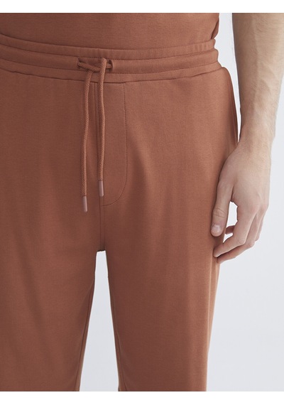 Lc Waikiki Lc Waıkıkı Kahverengi Standart Kalıp Erkek Pijama Alt Şort