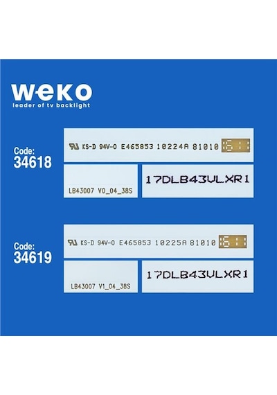 Vestel 43fa7000 43'' İnç 4 Adet Tv Led Bar Tvnizin İçindeki Led Barla Aynısı Olduğunu Görmeden Almayınız. Led Bar Ürünlerinde Paket Açıldığında İade Kabul Edilmemektedir.