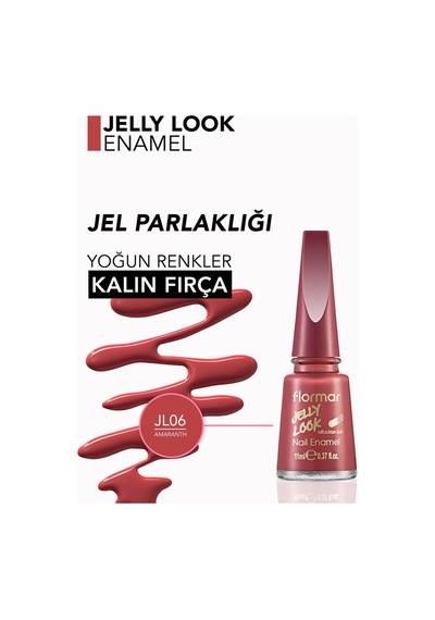 Flormar Jelly Look Amaranth 06 Oje