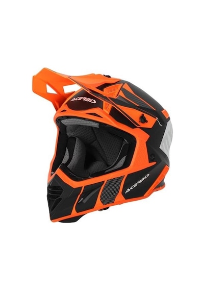 Acerbis X-Track 22-06 Motosiklet Kaskı Siyah - Turuncu
