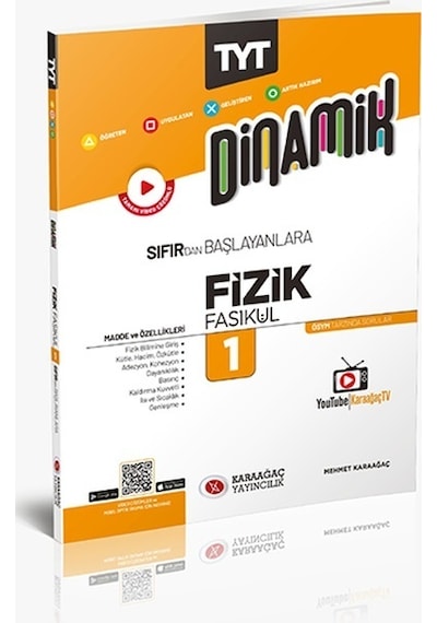 Karaağaç Yayınları Dinamik TYT Fizik Fasikülleri 1