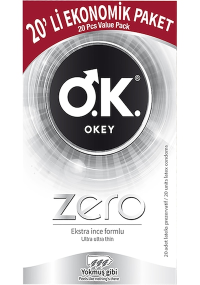 Okey Zero Prezervatif 30'lu