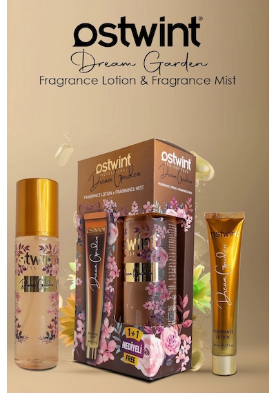 Ostwint Dream Garden Vücut Spreyi 200ml Vücut Kremi 50ml Ferahlatıcı Bahar Esintisi Meyve Özlü Parfü