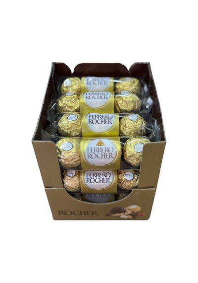 Rocher Fındıklı Çikolata 3'lü 37,5 Gr 16'li Paket