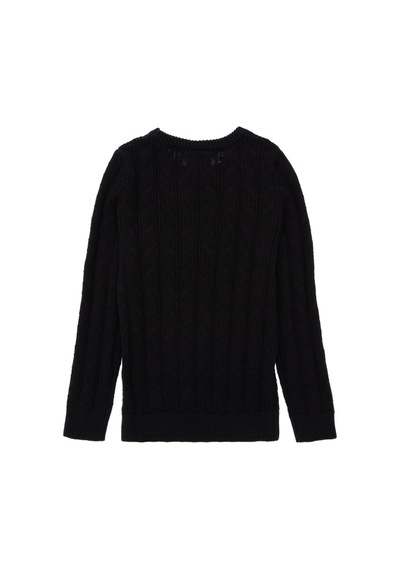 U.S. Polo Assn. Erkek Çocuk Siyah Basic Kazak 50293551-VR046