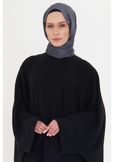 Hürrem Bone Antrasit Düz Klasik Şal Turlu Polyester Lüx Janjan 202126 25 Antrasit