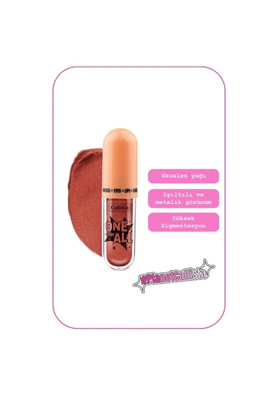 Callista One For All 08 Born Again Eyes & Lips & Cheeks Likit Göz Farı