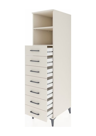 Kronos Dolap 2 Raflı 7 Çekmeceli 44x59x182 Aytaşı-aytaşı Aytaşı
