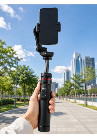 Akıllı Takipli Gimbal Selfie Stick Profesyonel Video Çekim Stabilizatörü Uzayabilir Tripod Bluetooth