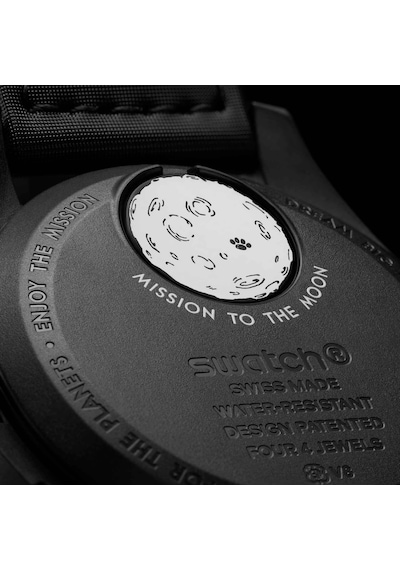 Swatch Omega Moonswatch Mission To The Moonphase - New Moon So33b700 Siyah