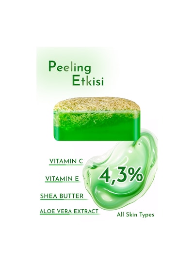 E'lovers Doğal Kabak Lifli Aloe Vera Sabun 125 G